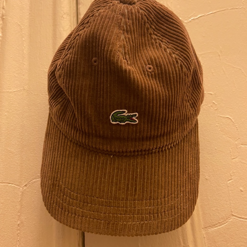 LACOSTE CORDUROY CAP